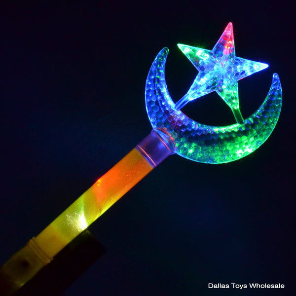 LED Moon Star Butterfly Wand