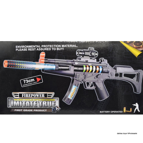 Battery Operated Toy Gun with Sound & Lights