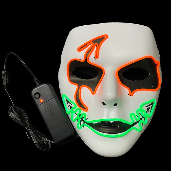 LED LIGHT UP GHOST  FACE MASK
