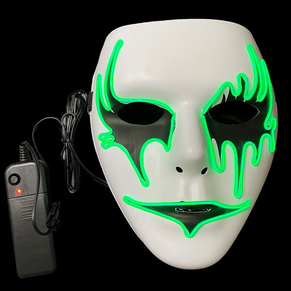 LED LIGHT UP DRIPPING FACE MASK