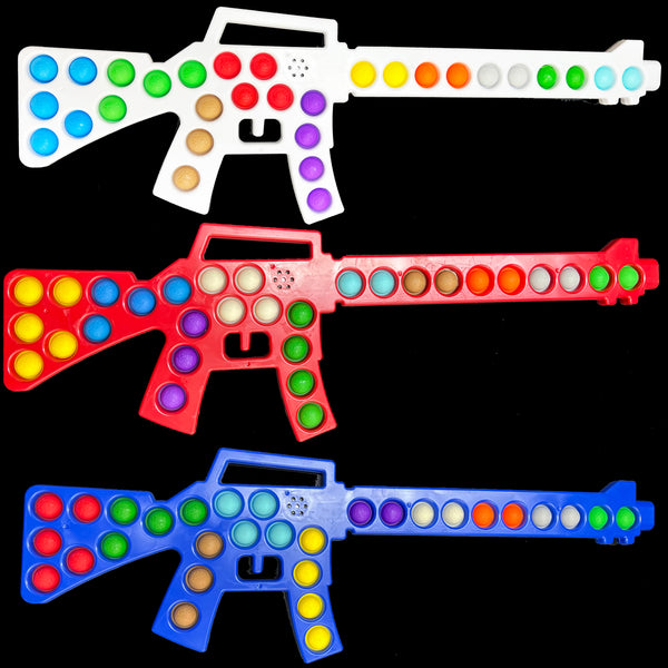 Fidget Toy Push Pop Gun w/ music