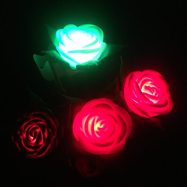LED Light-Up Glowing Roses