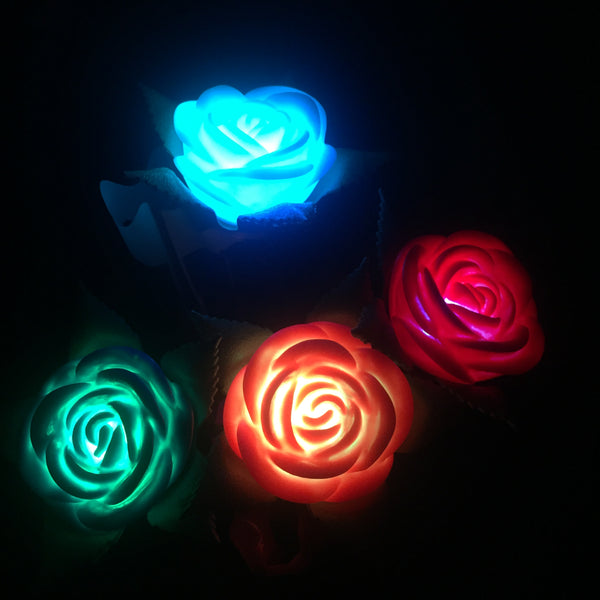 LED Light-Up Glowing Roses