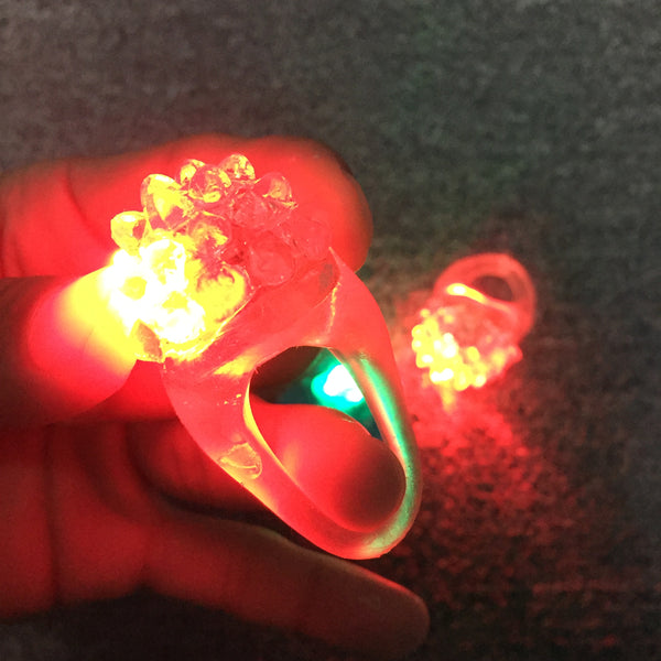 LED Multicolor Light Up Jelly Ring