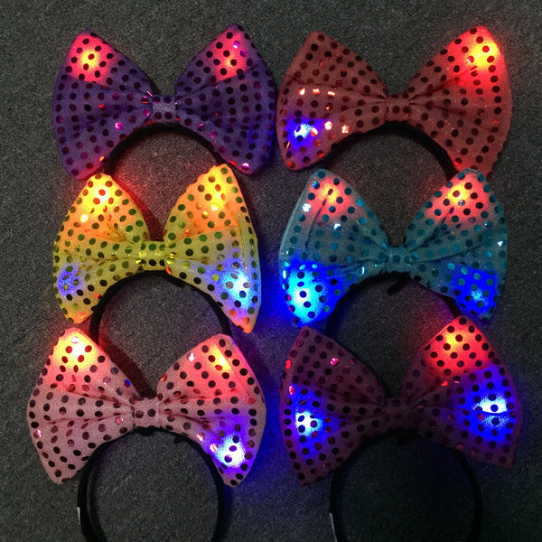 LED Light Up Polka Dot  Headband