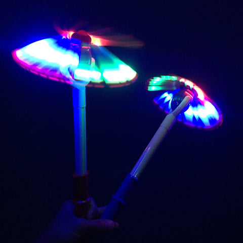 LED Light Up Wind Mill Extendable Wand
