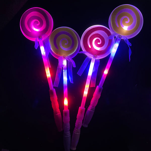 LED Light Up Lollipop Wand