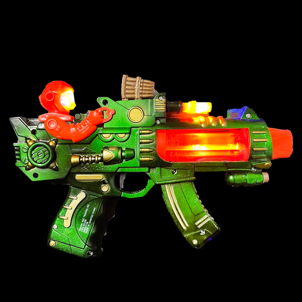 Led Light up Toy Gun w/ music