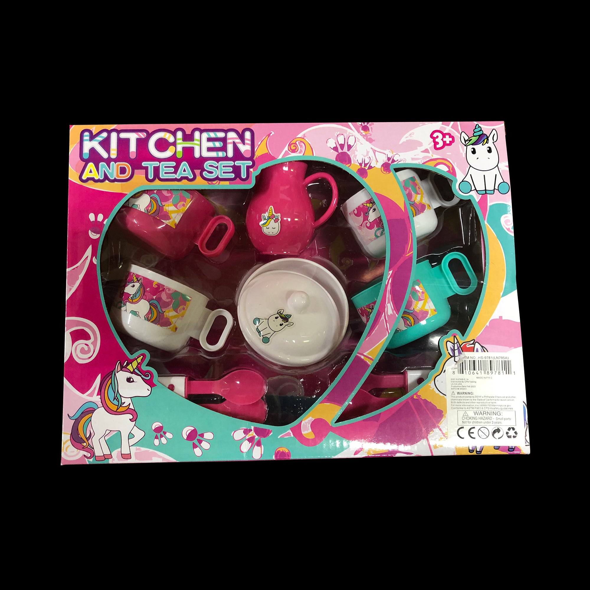 Girls Kitchen and Tea Set