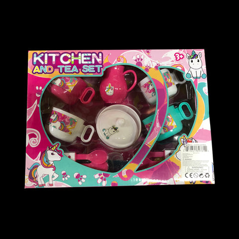 Girls Kitchen and Tea Set