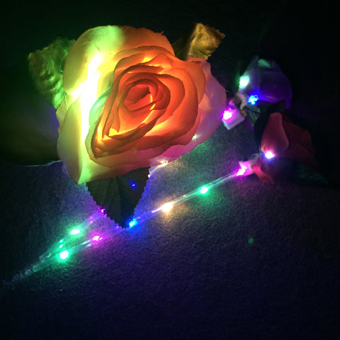 LED Light Up Roses Stick