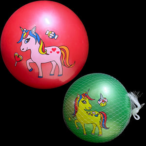 6" Unicorn Printed Bouncy Ball