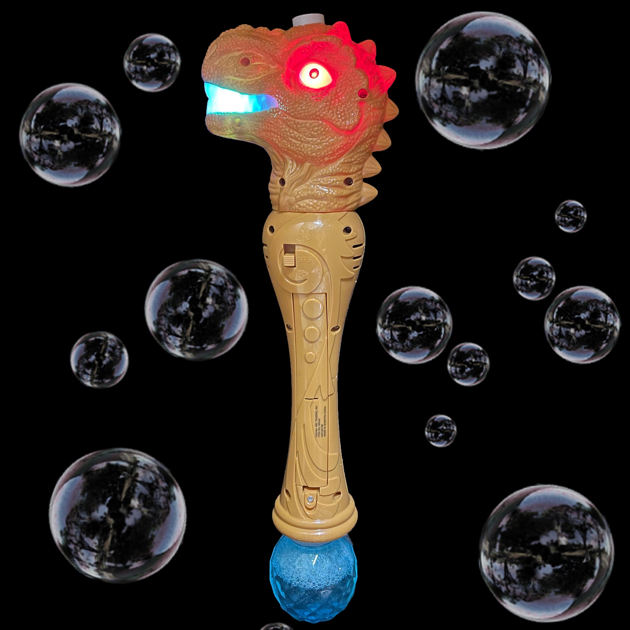 Dinosaur Bubble Wand with Music