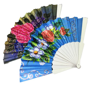 Flower Folding Hand Fan