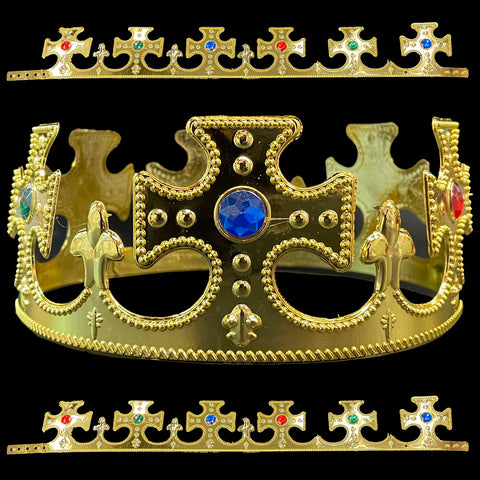 Gold King Crown Headband