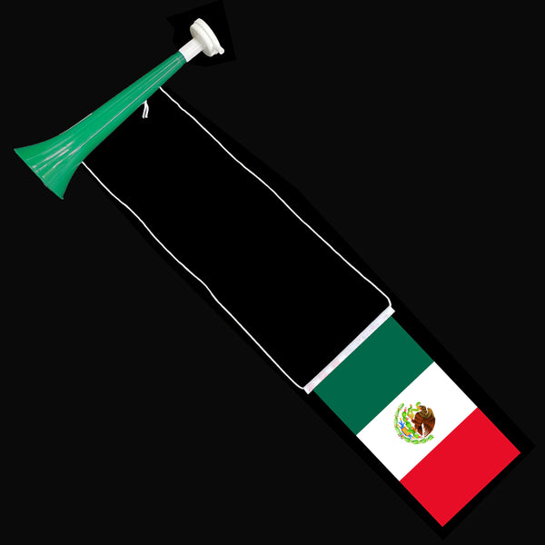 Vuvuzela horn w/ Mexico Flag