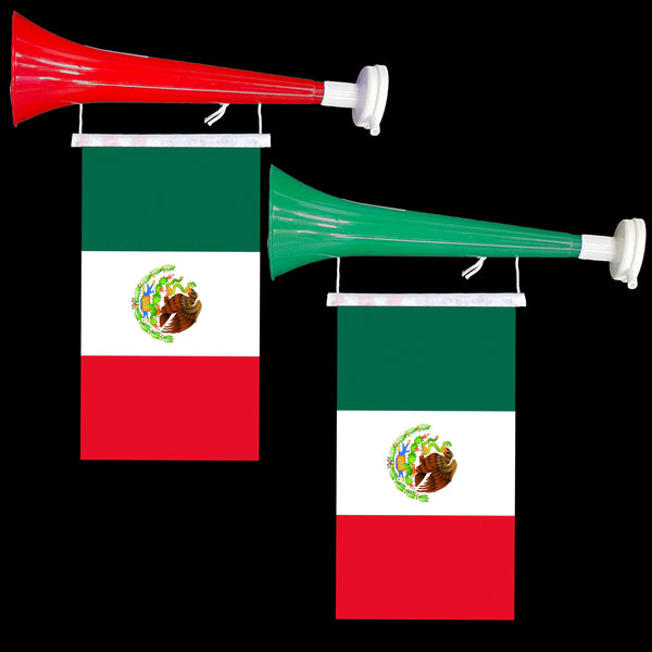Vuvuzela horn w/ Mexico Flag