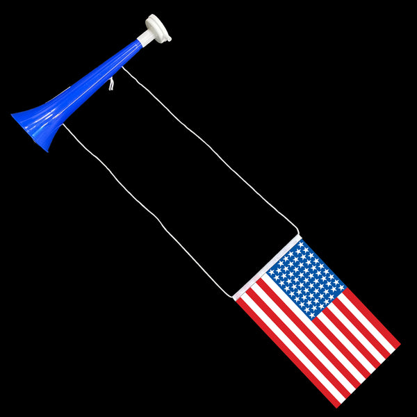 Vuvuzela horn w/ USA Flag
