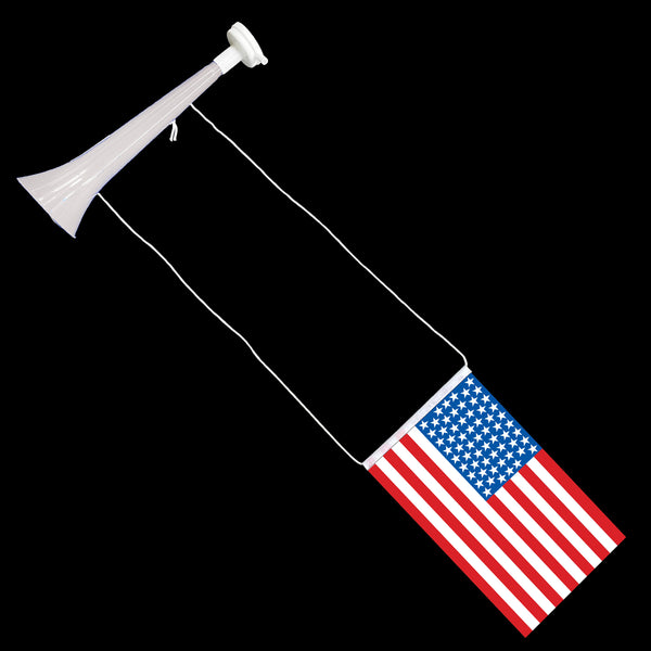 Vuvuzela horn w/ USA Flag