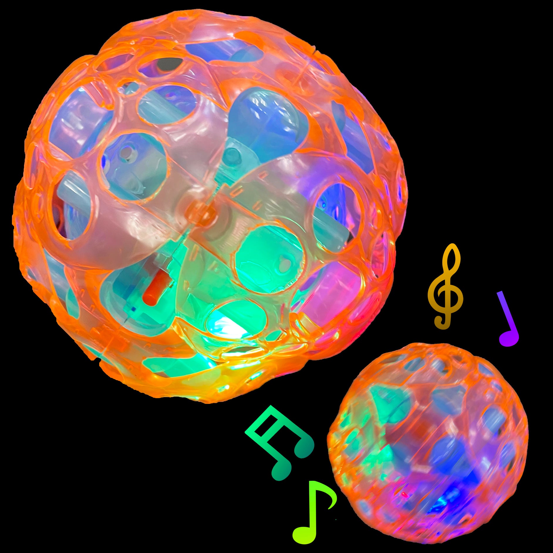 4" LED Dancing Ball Music