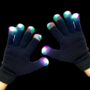 Led Multicolor Flashing Gloves