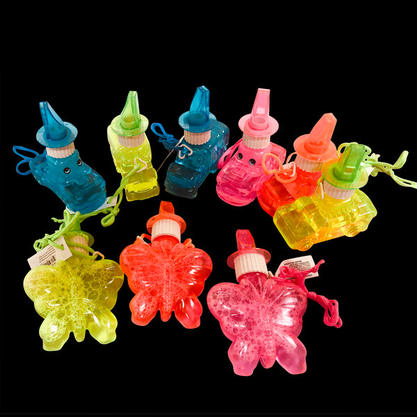 Small Bubbles with whistle assorted pack