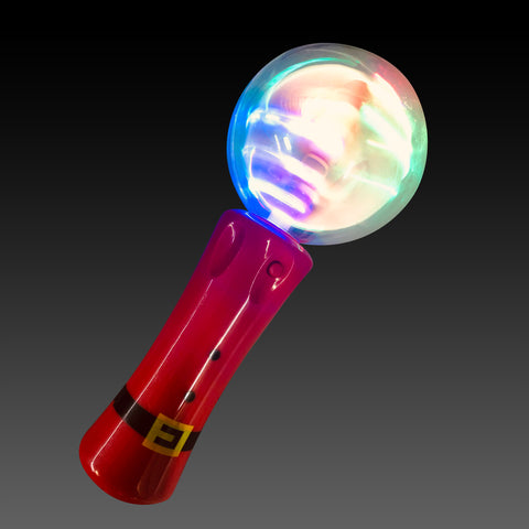 Light up Christmas Santa Clause Spinner Wand