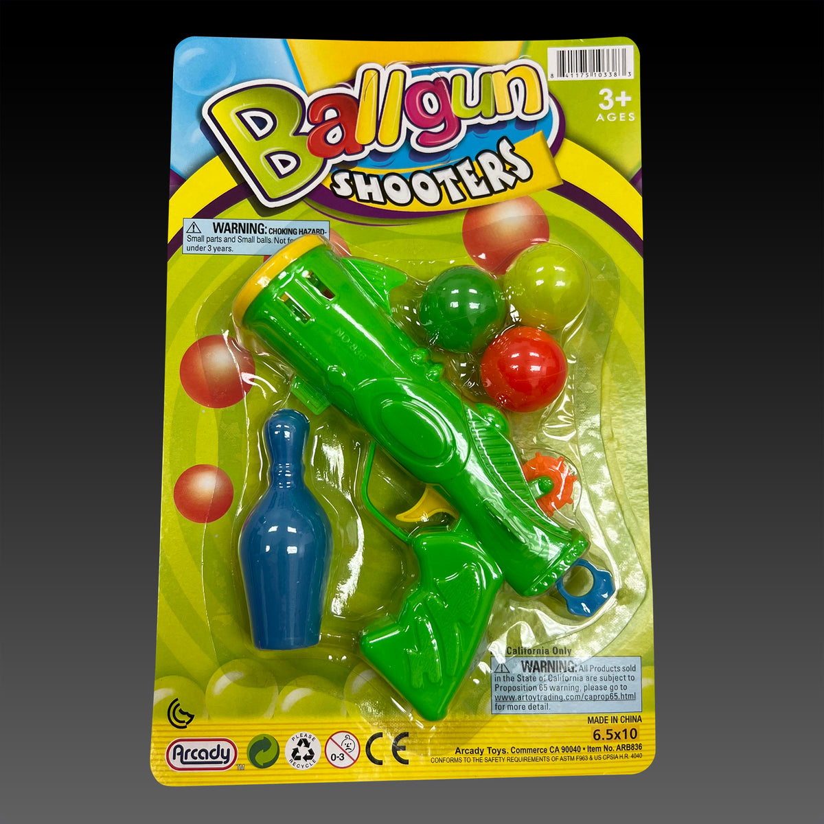 Ball Gun Shooter Blister dallastoyswholesale