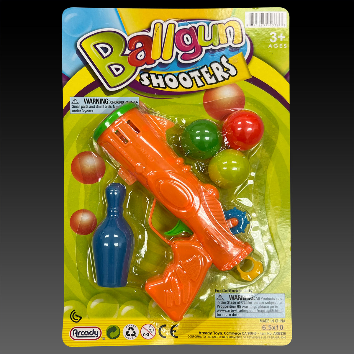 Ball Gun Shooter Blister dallastoyswholesale