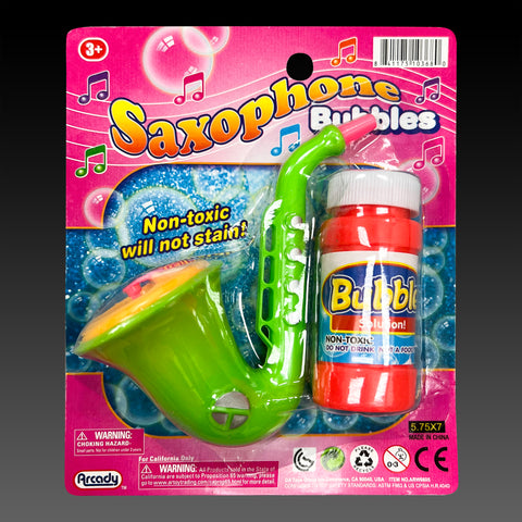 Saxaphone Bubbles