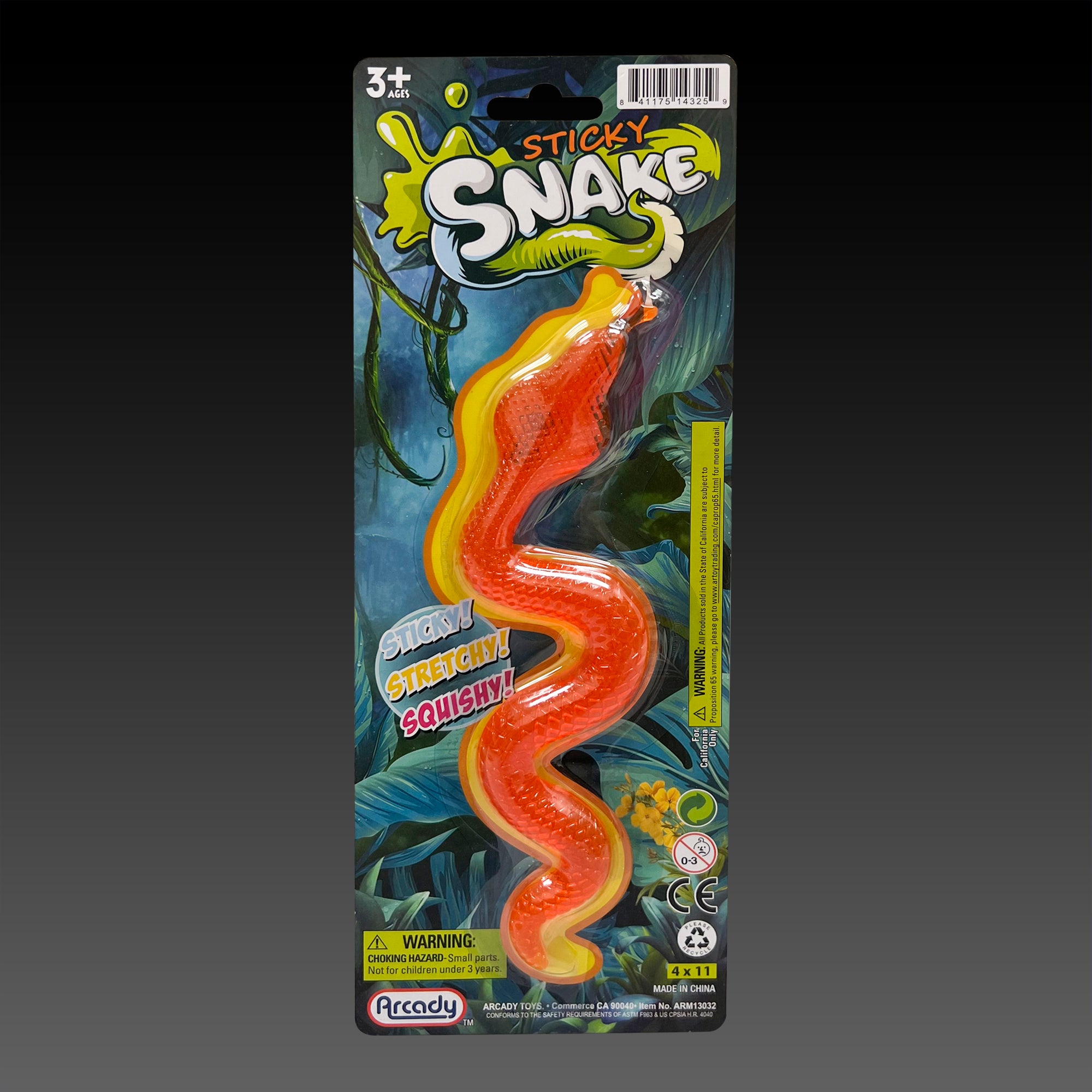 Sticky Snake Blister Toy – dallastoyswholesale