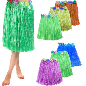 Multicolor Hawaiian Hulu Skirt