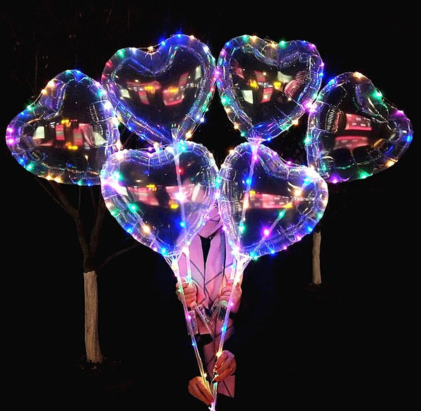 LED Heart Balloon with Light boba