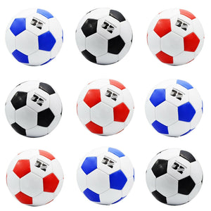 Official Size 5 Soccer Ball Black Blue And White And Red